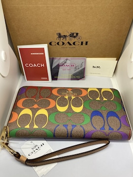 COACH@R[`@C4537@z@C{[@VOl`[@RAINBOW@SIGNATURE@AEhWbv@IMMU4