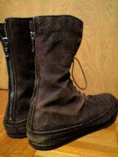 JULIUS バックジップ レースアップ ブーツ スウェード カウハイド ユリウス JULIUS Cow Skin Engineer Boots（BLACK） 通販 大阪
