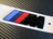 ● BMW M SPORT TYPE ピアノブラック仕上げ 軽量ABS製 ラウンドタイプ スポーツ エンブレム 新品!