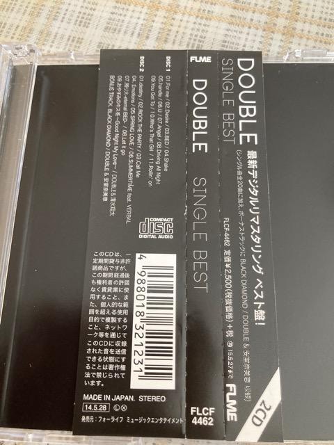 ZCD 2g@double / SINGLES BEST }X^[ _u  ^gObY 