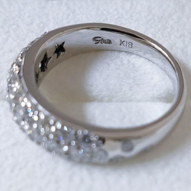 X^[WG[ _Ch pF O K18WG 1.00ct 5.2g  uh 