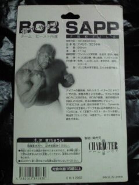 K-1 `[ r[Xg {uTbv BOB SAPP iZ tBMA O[ut  zr[ 