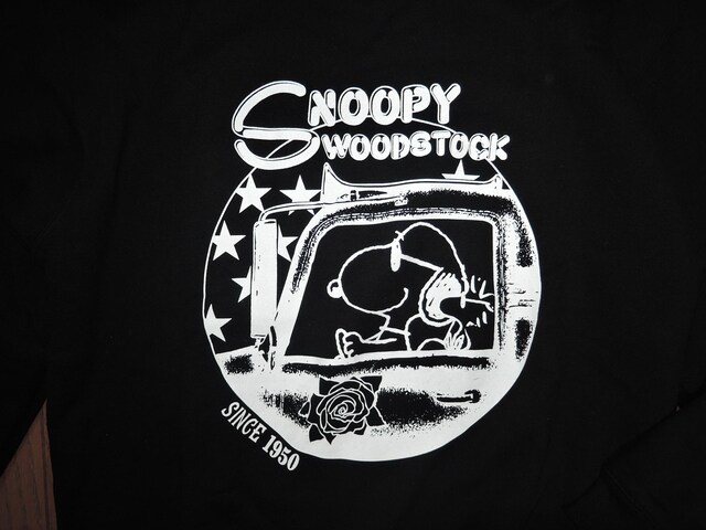  CALEE L[ ~ PEANUTS s[ibc Xk[s[ XEFbg M  SNOOPY L/S Sweat  uh 