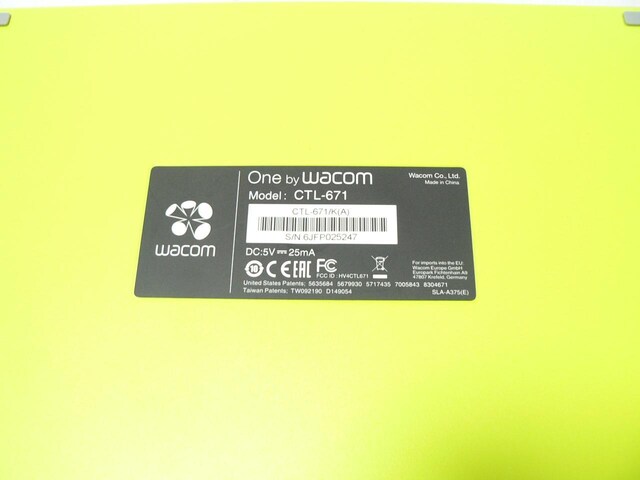 Wacom CTL-671 y^ubg {̂̂  PC{/Ӌ@ 