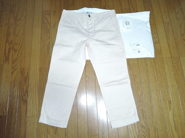 VISVIM rYr HIGHER-WATER CHINO S IVORY GIZA V`mpc BYB AC{[  uh 