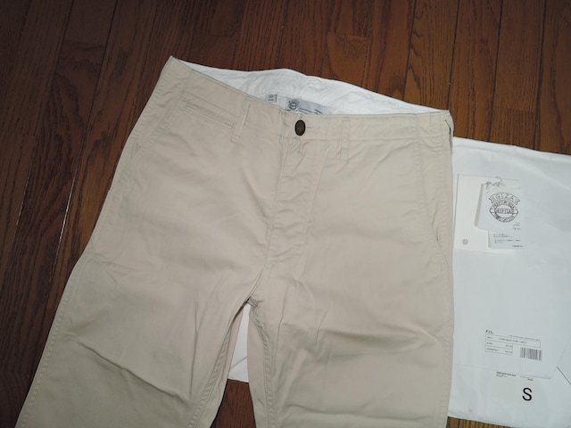 VISVIM rYr HIGHER-WATER CHINO S IVORY GIZA V`mpc BYB AC{[  uh 