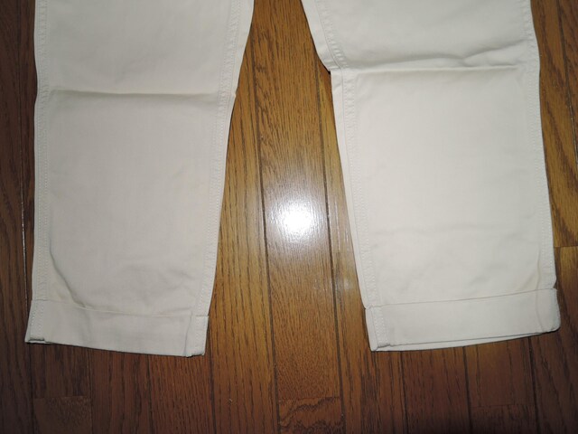 VISVIM rYr HIGHER-WATER CHINO S IVORY GIZA V`mpc BYB AC{[  uh 