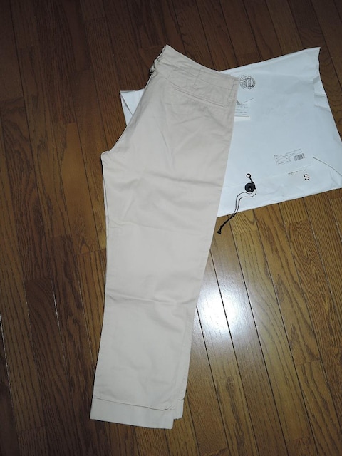 VISVIM rYr HIGHER-WATER CHINO S IVORY GIZA V`mpc BYB AC{[  uh 