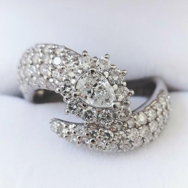 _Ch pF O Pt900 1.18ct 0.35ct 8.8g   ANZT[/v 