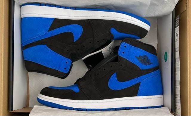 NIKE Air Jordan1 Retro High OG Royal Reimagined CC}Wh Vi 28  uh 