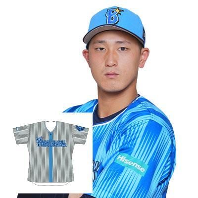 松尾汐恩選手　直筆サイン入りビジターユニフォーム　横浜DeNAベイスターズ　5 5 松尾 汐恩選手 直筆サイン入り交流戦ビジターユニフォーム