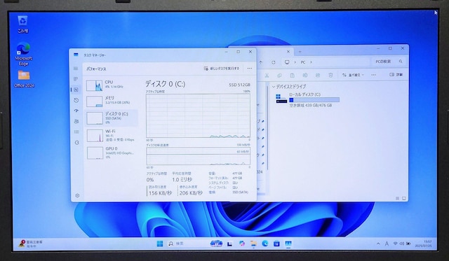 Panasonic Let'snote Corei5 16GB SSD512GB Excel Word Windows11  PC{/Ӌ@ 