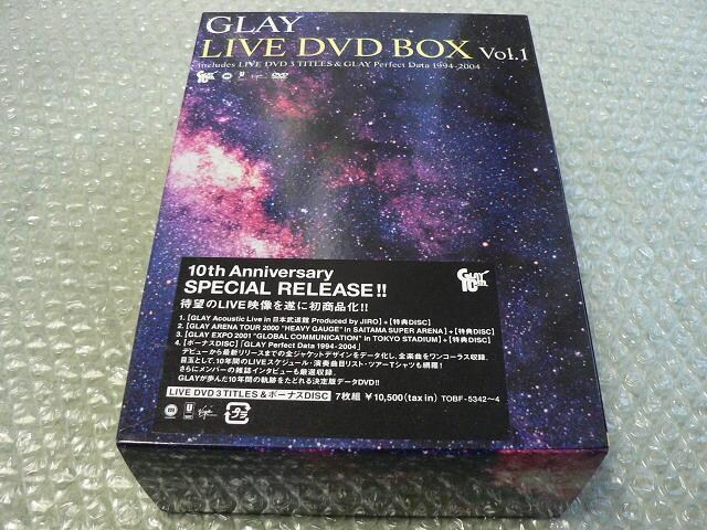 7gGLAY LIVE DVD-BOX vol.1`includes LIVE DVD 3 Title & Perfectc   ^gObY 