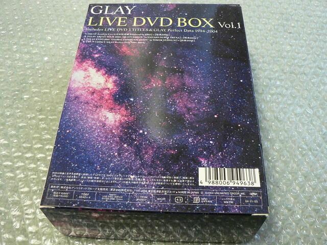 7gGLAY LIVE DVD-BOX vol.1`includes LIVE DVD 3 Title & Perfectc  ^gObY 