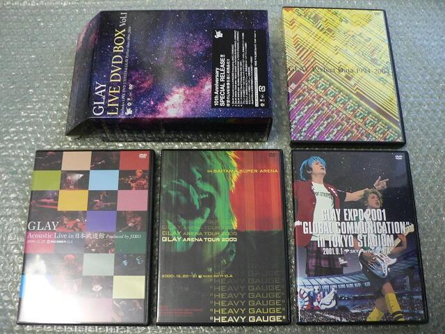 7gGLAY LIVE DVD-BOX vol.1`includes LIVE DVD 3 Title & Perfectc  ^gObY 