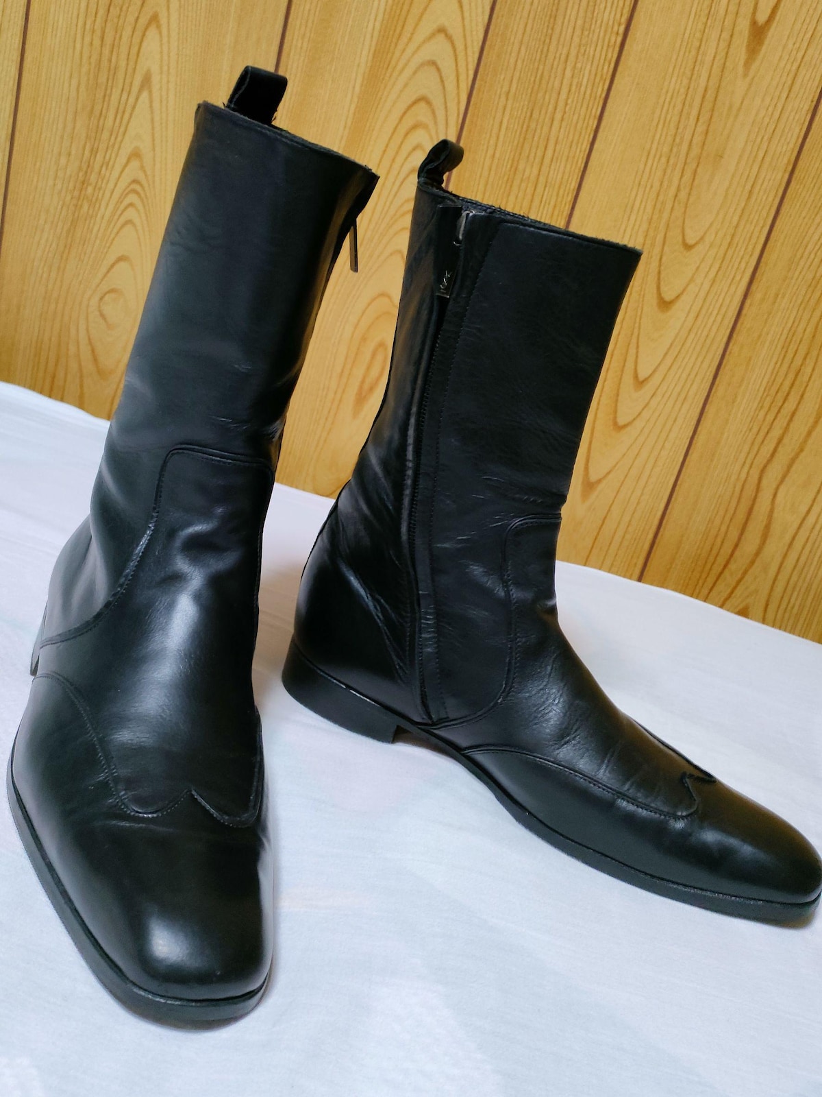 SAINT LAURENT ブラックロングブーツ サイズ37 SAINT LAURENT/サンローラン_men通販 | クラシック ワイアット40