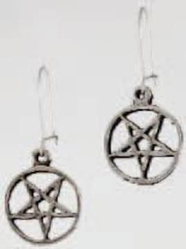 AzureGreen Inverted Pentagram piercet䊐