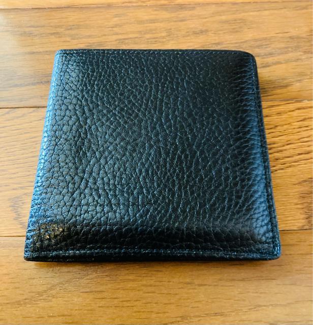 【新品・未使用】ポロラルフローレン マネークリップ 牛革 ブラック 二つ折財布 polo ralph lauren ポロ ラルフローレン 財布 マネークリップ