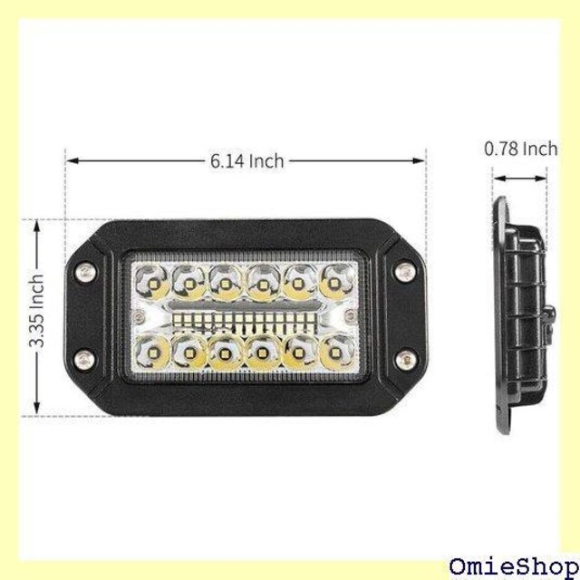 Vaorwne 2A12V 6C`̖ߍݎ[ 6 LED 邢X|bgCg Ԃ̃wbhCg 67  /oCN