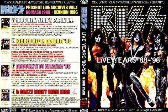 Kiss Live Years 1988-1996 W听IivۑŁILbXCDVDI   ^gObY 