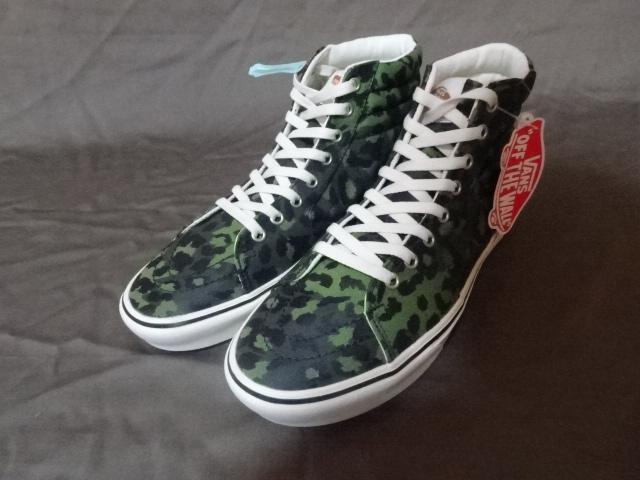 VANS】バンズ 激レア USA限定 レオパード柄【ComfyCush Sk8 Hi