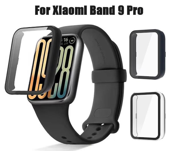 Xiaomi Smart Band 9 Pro KX ی P[X NA h Jo[ n[hP[X VI~ 9pro  Ɠd/AV 