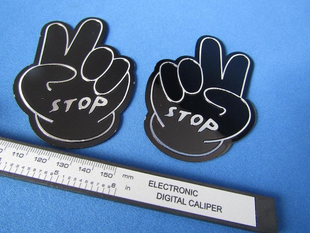 STOPIPEACE s[X Sign A~NtgfJ[ BLACK  2SET  /oCN