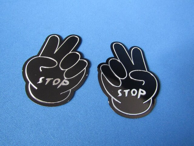 STOPIPEACE s[X Sign A~NtgfJ[ BLACK  2SET  /oCN