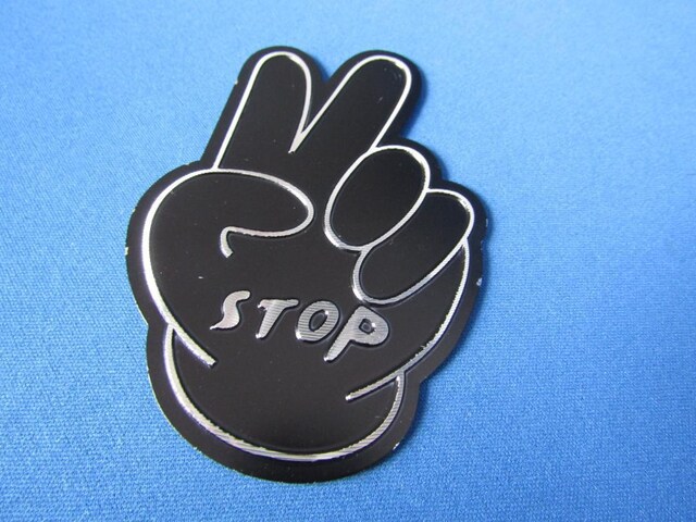 STOPIPEACE s[X Sign A~NtgfJ[ BLACK  2SET  /oCN