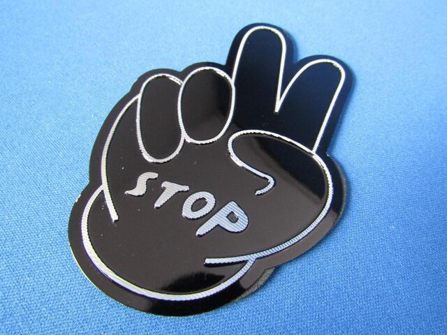 STOPIPEACE s[X Sign A~NtgfJ[ BLACK  2SET  /oCN