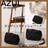 雑誌掲載●定価9,350円【美品】ボンディングメッシュチェーンバッグ●黒ブラック●ショルダーバッグ●美人百科 GISELs 韓国