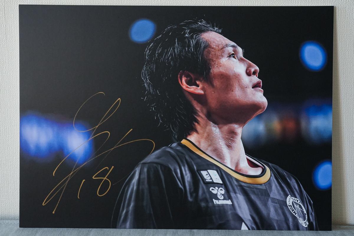 18 中務 敏宏選手 直筆サイン入り写真パネル(B3) | オークション