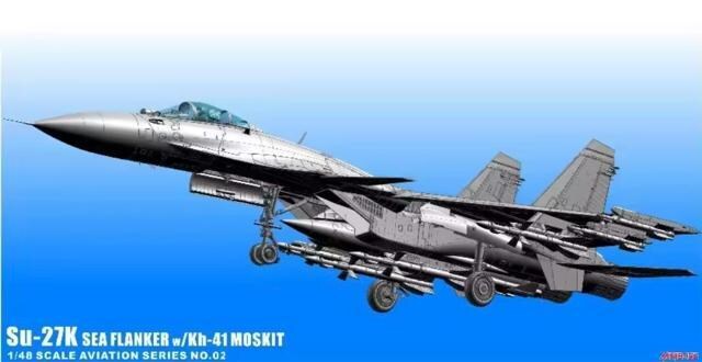~jx[X 1/48 Su-27K V[tJ[ w/Kh-41 XL[g vf  zr[ 