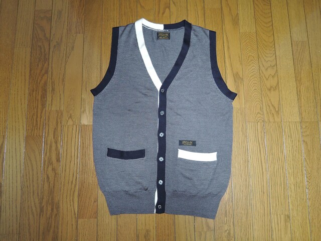 NEIGHBORHOODlCo[tbh jbg J[fBK xXg S Dn  2FACE CARDIGAN VEST   uh 