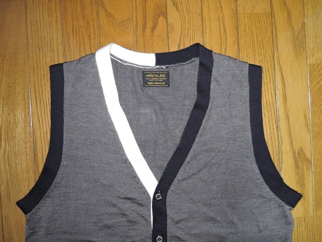 NEIGHBORHOODlCo[tbh jbg J[fBK xXg S Dn  2FACE CARDIGAN VEST  uh 