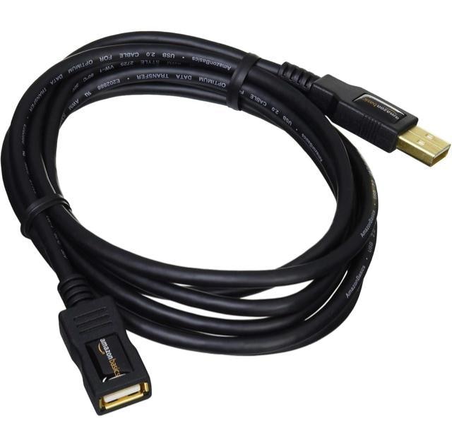 Vigp AmazonKi USBP[u 2m ubN USB2.0 480Mbps v^EPCEX}zȂǂ   PC{/Ӌ@ 