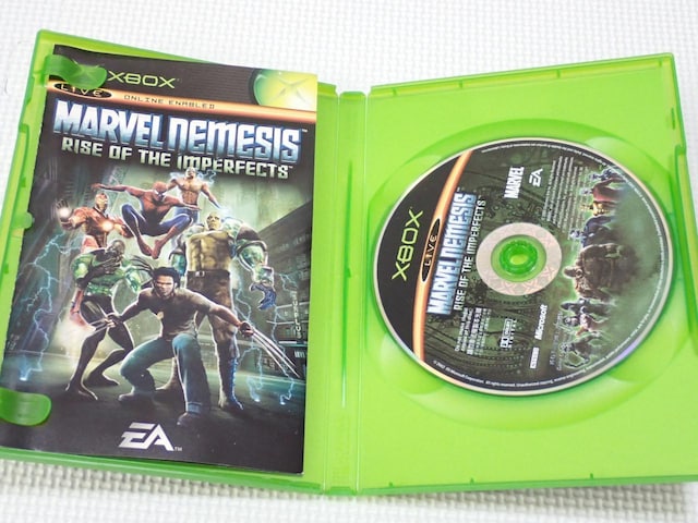 xboxMARVEl NEMESIS RISE OF THE IMPERFECTS CO kĔ  Q[{/\tg 