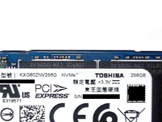 SSD  KXG60ZNV256G 256GB NVMe M.2 2  PC{/Ӌ@ 