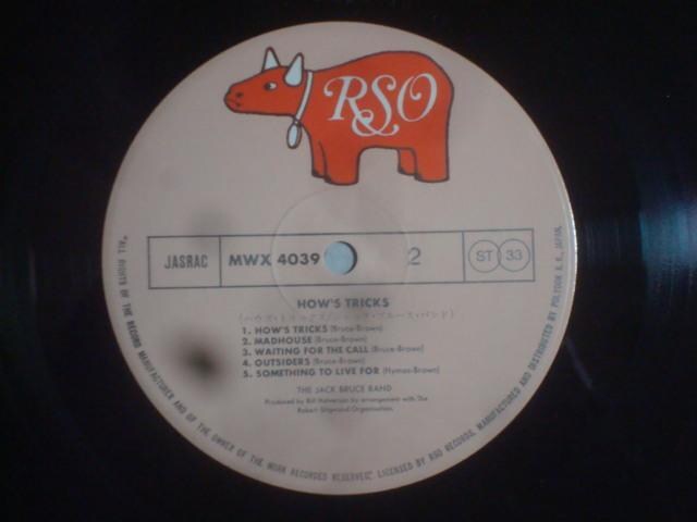 nEYEgbNXiHOW'S TRICKSj / WbNEu[XEohiJACK BRUCE BANDj ѕtLP  CD/DVD/rfI 