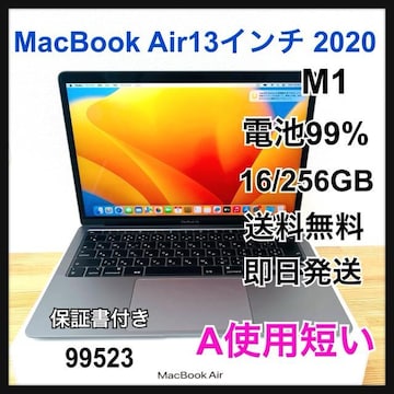 gpZ@MacBook Air 13C` 2020 M1 16/256 GB