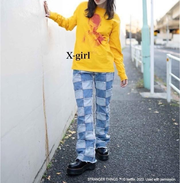 X-girl STRANGER THINGS R{ T G CG[ S   t@bV 