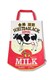 `@hoopla XL White&Black Milk Tote@剻ۑ܁@Ȕz~Ng[gobO@