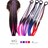 爆ヤス490円★ベストセラー★編み込みウイッグヘアアクセ髪留め ピンク