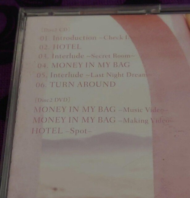@@HOTEL@cҖ@CD@& DVD@MONEY IN THE BAG  ^gObY 