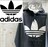 《ADIDAS》アディダス パーカー トレフォイル ビッグロゴバックロゴ