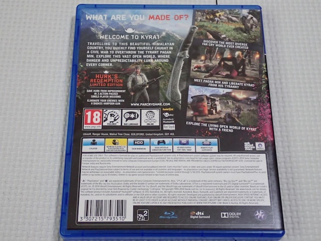 PS4FARCRY4 LIMITED EDITION CO AU  Q[{/\tg 
