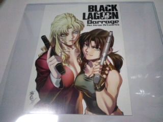 ブラック・ラグーン 非売品 限定 イラストシート サイン おまけ