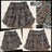 【新品】インパン内蔵☆シフォン素材花柄ティアードフリルミニスカート