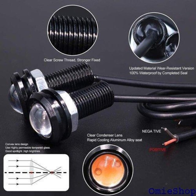 X-STYLE LED fCCg 18mm X|bg h Px ߍ݌^ 12Vp 4 sN 287  /oCN