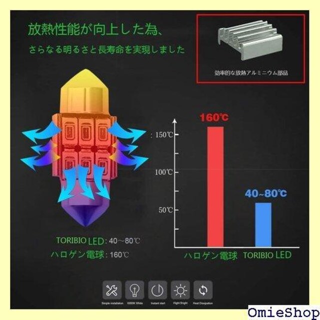 TORIBIO 4 ɐ ԓv T10~ 1mm Canbus G[t[ ^Cv u[ 182  /oCN